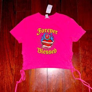 Rue 21/ size: L/ pink crop top